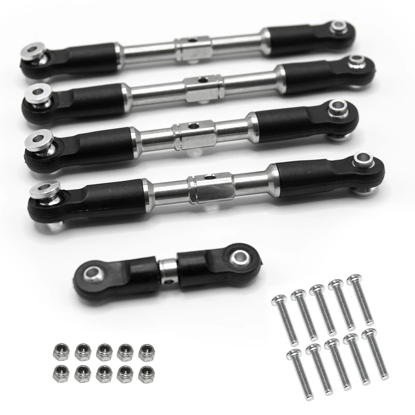 Set of Five Steel RC Car Turnbuckles for Arrma Models 6 Set of Five Steel RC Car Turnbuckles for Arrma Models - Image 6