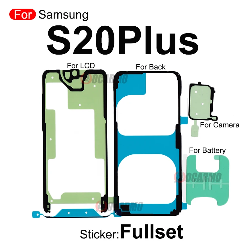 Samsung Galaxy S20 Fullset Adhesive Kit 2 Samsung Galaxy S20 Fullset Adhesive Kit - Image 2