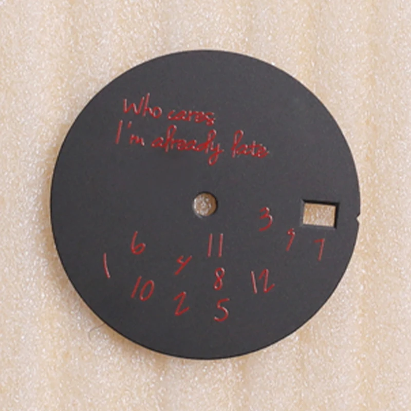 28.5mm Custom Brass Watch Dial for NH35/NH36 2 28.5mm Custom Brass Watch Dial for NH35/NH36 - Image 2