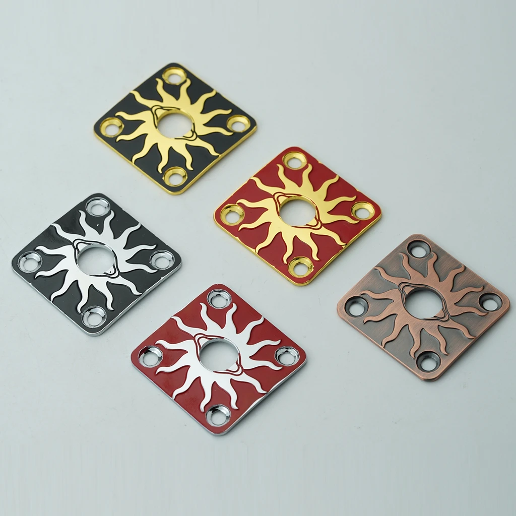 Stainless Steel Guitar Jack Plate GJ011 2 Stainless Steel Guitar Jack Plate GJ011 - Image 2