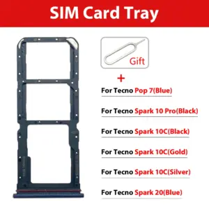 Dual SIM & SD Tray for Tecno Models 13 Se75371ec85504f3087ce0a7fda3f84a1a