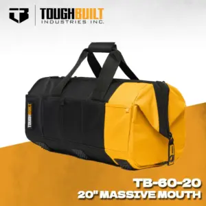 20-Inch Rugged Tool Bag with Lockable Zipper