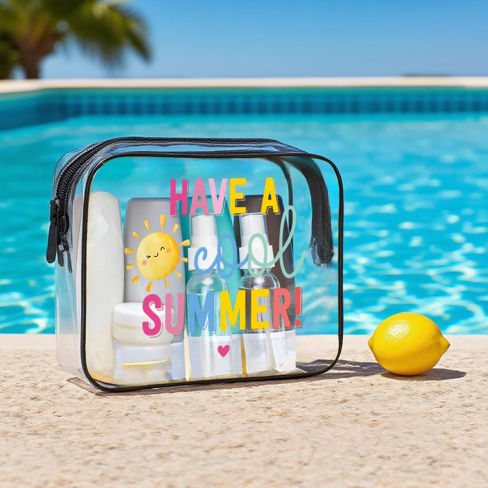 Clear Waterproof Tote Bag in Small, Medium, Large 4 Clear Waterproof Tote Bag in Small, Medium, Large - Image 4