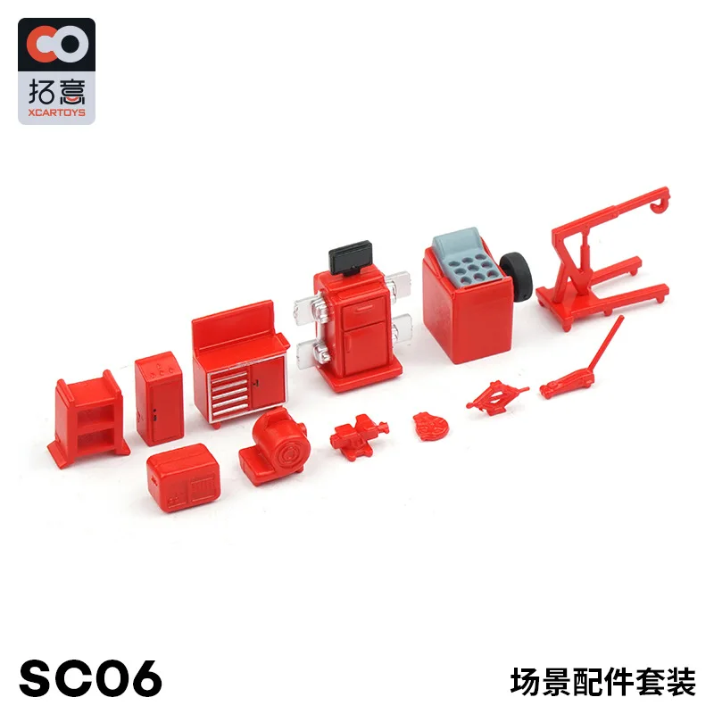 1:64 Diecast Car Scene Accessories Set 2 1:64 Diecast Car Scene Accessories Set - Image 2