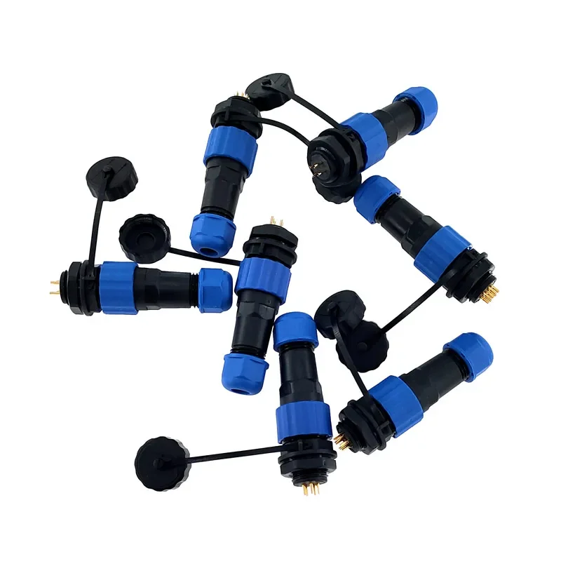 Waterproof IP68 Power Connector Set with Gold Pins 2 Waterproof IP68 Power Connector Set with Gold Pins - Image 2