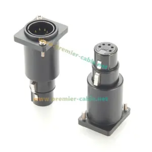 XLR 5Pin Panel Mount Connector Set 9 Se7af00b0e8e1487c94ea7d48a2f8d26f5