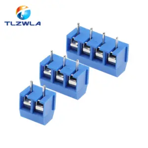 Blue KF301 Terminal Blocks - 2/3/4-Pin Options 10 Se7bf02e3191345799340a26c414dd866d