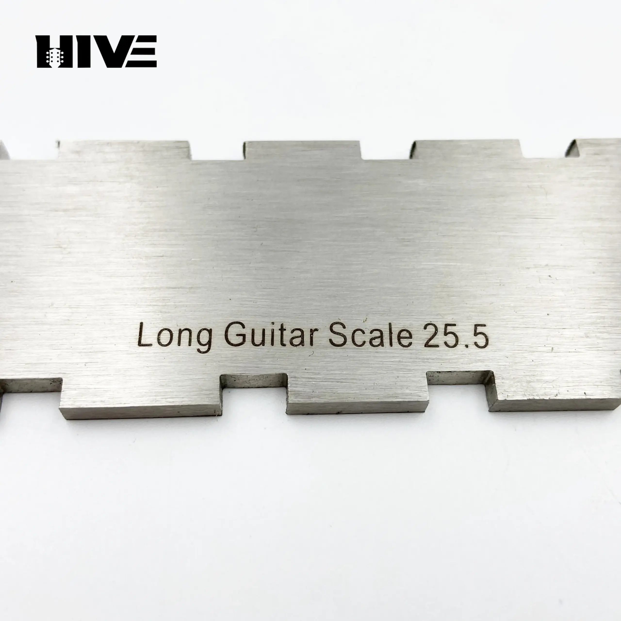 Stainless Steel Guitar Notching Ruler 4mm 3 Stainless Steel Guitar Notching Ruler 4mm - Image 3