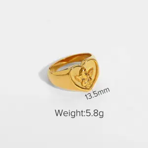 Heart-Shaped Cupid Rings Set for Women 15 Se7c12f78deaf485398c1c5351a45d9087