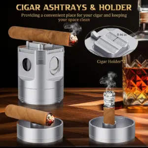 8-in-1 Desktop Cigar Lighter with Accessories 12 Se7dea17108b64eb8bdd37d373751f6abP