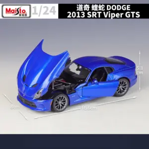 1:24 Blue Dodge SRT Viper GTS Diecast Model 5 Se7e04994f0124d1d8bcc780031e3e3d6X