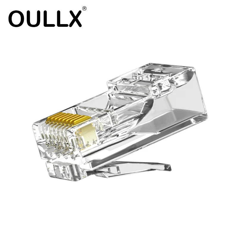 Transparent RJ45 Network Connector Modules (20/50/100 pcs) 2 Transparent RJ45 Network Connector Modules (20/50/100 pcs) - Image 2