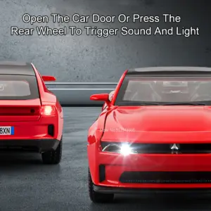 1:32 Scale Diecast Car Model with Lights 15 Se7f34c5ef5db4cada75cdc83053032fd8