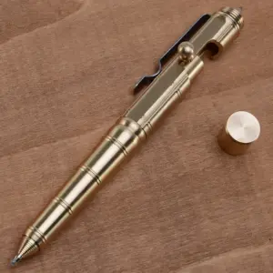 Brass Tactical Pen Set for Outdoors 17 Se7f6bc85844647a7bf305c307a9d900ct