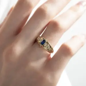 Gold-Tone Geometric Fashion Ring for Women 10 Se7fc8351b444494a965aaf38f926af6cB
