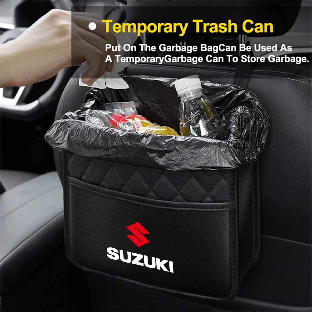 Suzuki PU Leather Car Storage Bag 25x15x8cm 5 Suzuki PU Leather Car Storage Bag 25x15x8cm - Image 5
