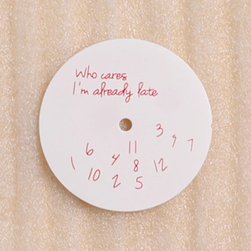 28.5mm Minimalist Watch Dial for Custom Builds 4 28.5mm Minimalist Watch Dial for Custom Builds - Image 4