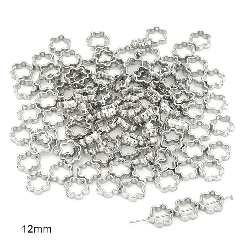 Two-Hole Beads for Jewelry Crafting - 50 pcs 9 Two-Hole Beads for Jewelry Crafting - 50 pcs - Image 9