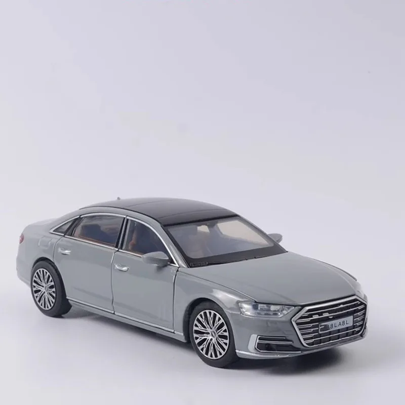 Luxury Blue A8L 1:32 Diecast Model Car 7 Luxury Blue A8L 1:32 Diecast Model Car - Image 7