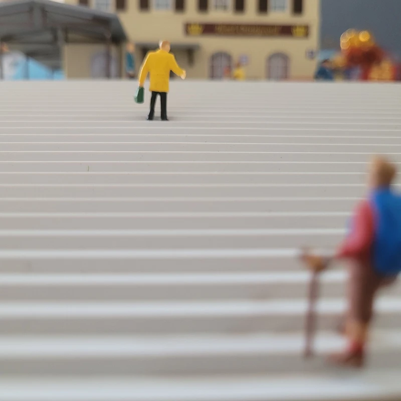 Miniature Plastic Stairs for Dioramas 6 Miniature Plastic Stairs for Dioramas - Image 6