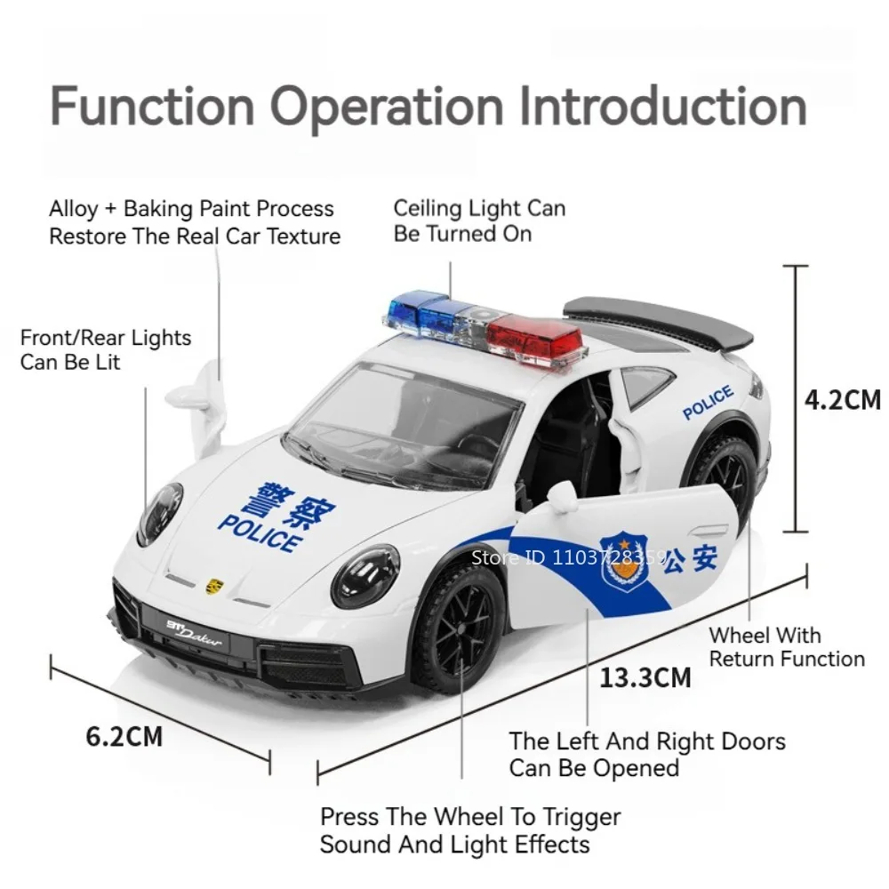 1:32 Scale Diecast Sports Car Model in Vibrant Colors 2 1:32 Scale Diecast Sports Car Model in Vibrant Colors - Image 2