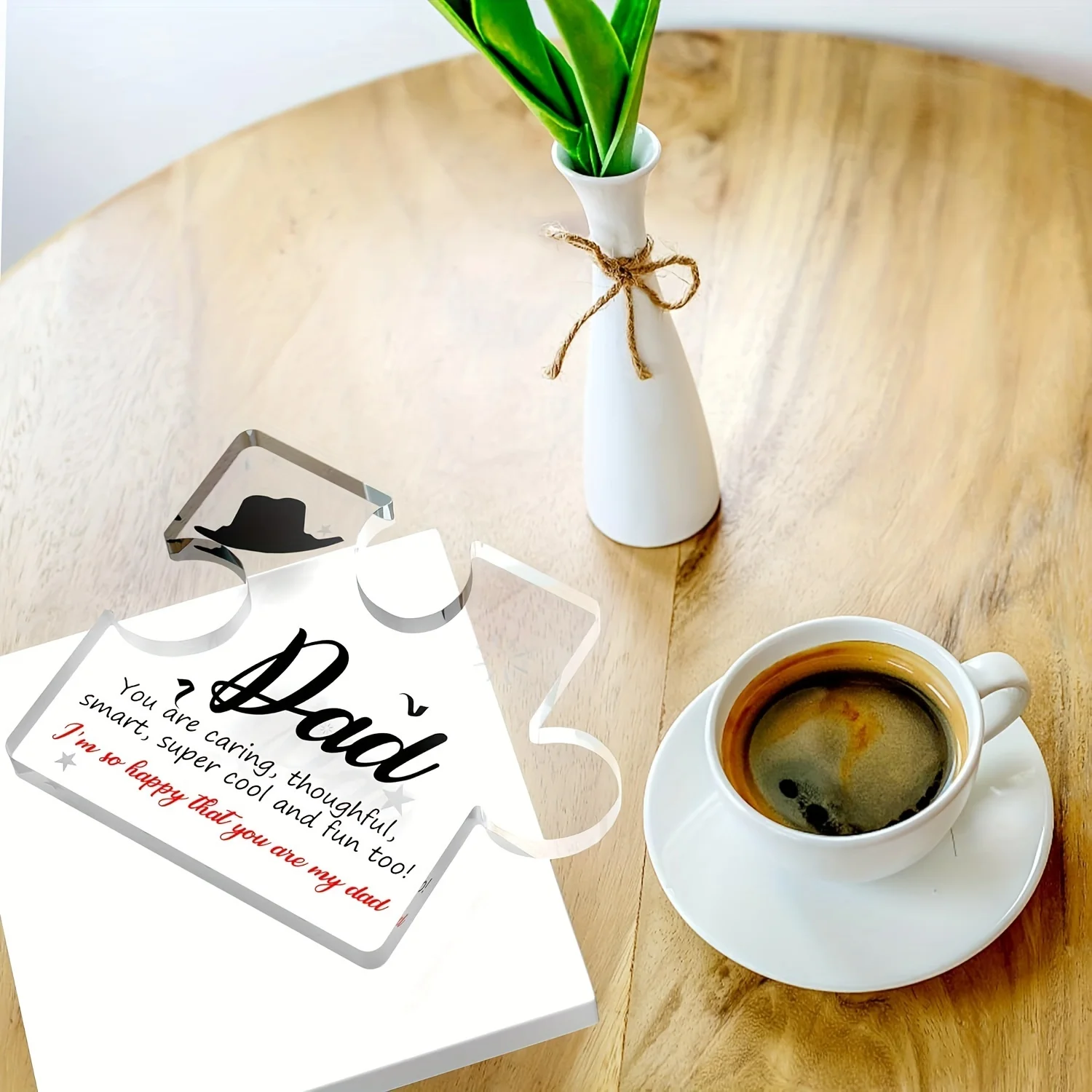 Personalized Acrylic Puzzle Piece for Dad 4 Personalized Acrylic Puzzle Piece for Dad - Image 4