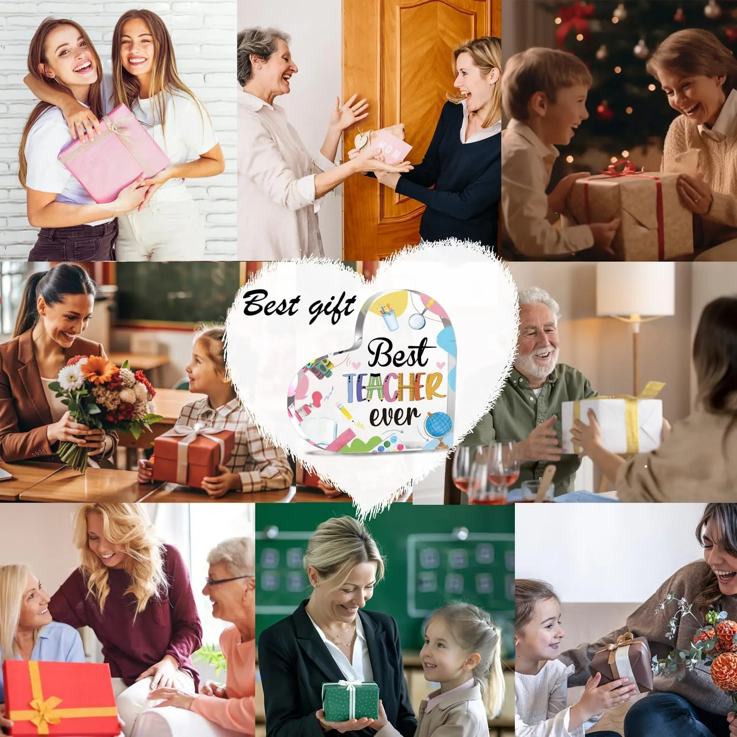 Vibrant Teacher Appreciation Acrylic Paperweight 6 Vibrant Teacher Appreciation Acrylic Paperweight - Image 6