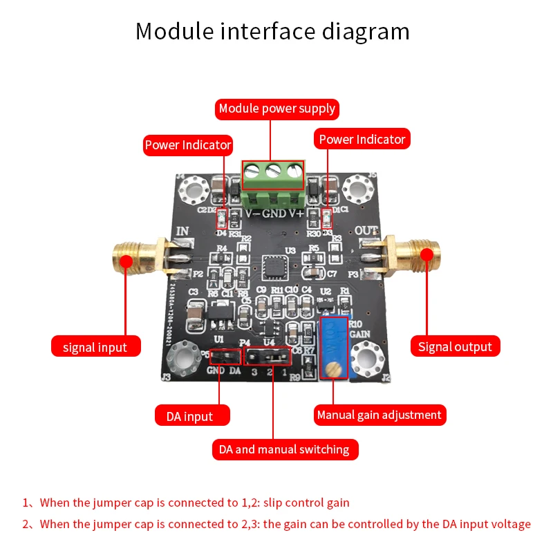 Voltage-Controlled Gain Amplifier Module 40mm x 40mm 5 Voltage-Controlled Gain Amplifier Module 40mm x 40mm - Image 5