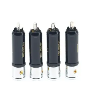 German-Made Silver RCA Connector Model-0152AG 10 Se89292395bc6499dbd52372262f24776O