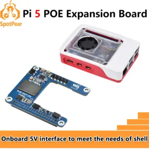 Raspberry Pi 5 PoE MINI HAT (H) with Cooling Fan
