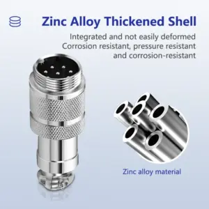 GX12 Aviation Connector Set - 5 Pieces 11 Se8a47ab717664a2695218db33a230b217