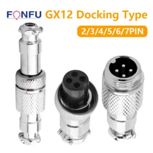 GX12 Aviation Connector Set - 5 Pieces