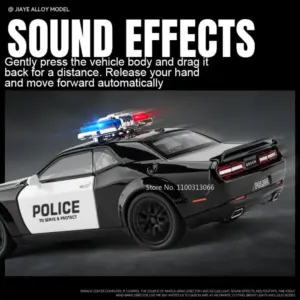 1:32 Scale Police Alloy Car Model 10 Se8bd462248a24fa4986934490e44080fx