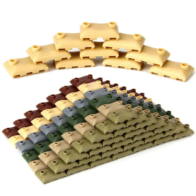 Sandbag Building Blocks for Dioramas (Set of 100) 1 Sandbag Building Blocks for Dioramas (Set of 100)