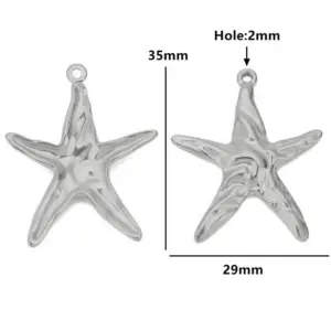 Stainless Steel Charm Set with Gold PVD Finish 18 Se8c9762f45104aa6903433874a9c02a3k