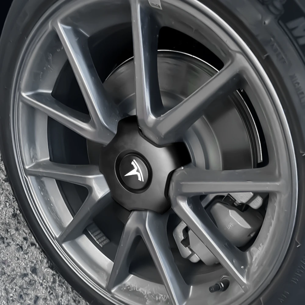 Tesla 18-inch Wheel Center Caps Set of Four 5 Tesla 18-inch Wheel Center Caps Set of Four - Image 5