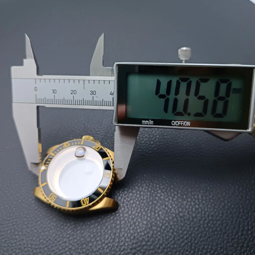 40.5mm Stainless Steel GMT Watch Case Model NH34-NH72 5 40.5mm Stainless Steel GMT Watch Case Model NH34-NH72 - Image 5