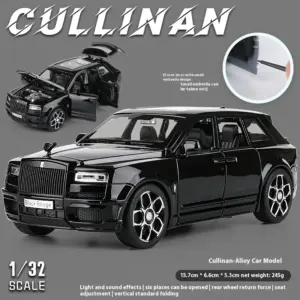 1:32 Scale Black Diecast Rolls Royce Cullinan Model 13 Se9175bc3179248d8bf379fe040df97f53