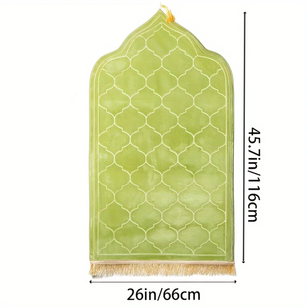 Elegant Thickened Printed Prayer Mat 66x116cm 2 Elegant Thickened Printed Prayer Mat 66x116cm - Image 2