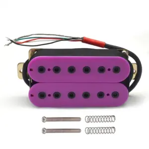 Purple-Accent Humbucker Pickup Set for Electric Guitar 10 Se92517ec1bbb48f2850651954cb96bbex