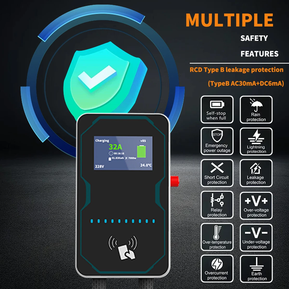 WUFEN 7KW EV Wall Charger for Home 5 WUFEN 7KW EV Wall Charger for Home - Image 5