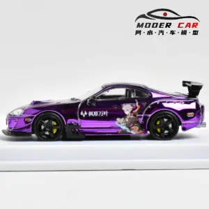 Gold Nissan GT-R R34 Diecast Model 1:64 Scale 15 Se94a480109b0484b883f2cf3e762824eh