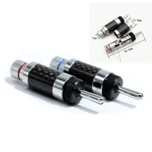Japanese Rhodium-Plated Speaker Connectors Set 9 Se94b259ac9ce457a9567846aed1fff83q