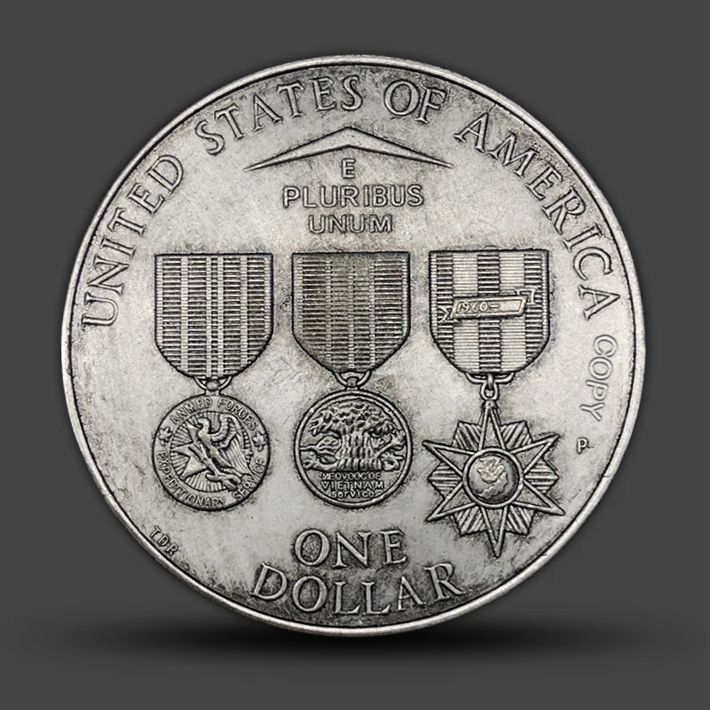 Vietnam Memorial Copper Commemorative Coin 38mm 2 Vietnam Memorial Copper Commemorative Coin 38mm - Image 2