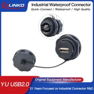 Waterproof USB Type C Module with Locking Mechanism