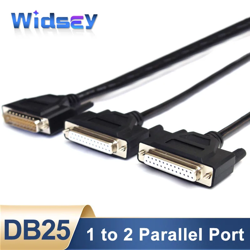 Durable Black DB25 Extension Cable 0.5-5m 1 Durable Black DB25 Extension Cable 0.5-5m
