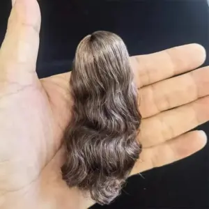 12-Inch Curly Flannel Doll Wig for Action Figures 13 Se975793b63584283b3b4777dfd1ba1948