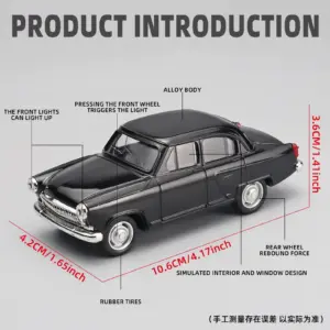 1:43 GAZ-21 Volga Diecast Model 8 Se99f2f73ecfd47478ae06539603c8d4dN