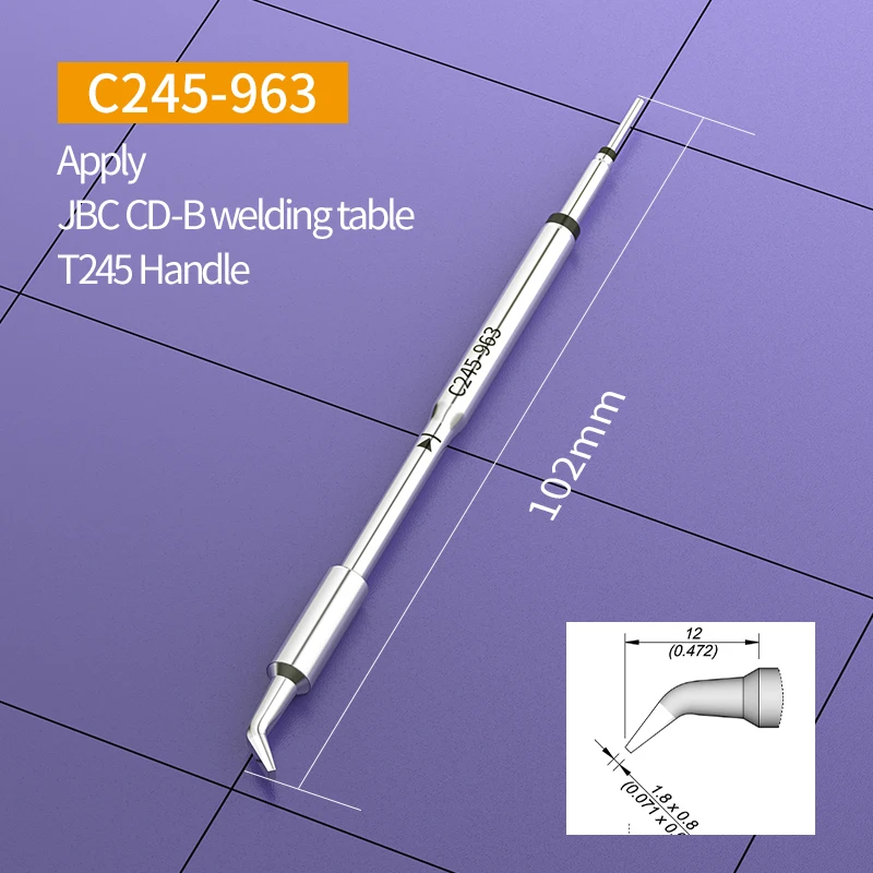 Precision Replacement Soldering Tip for JBC T245 6 Precision Replacement Soldering Tip for JBC T245 - Image 6