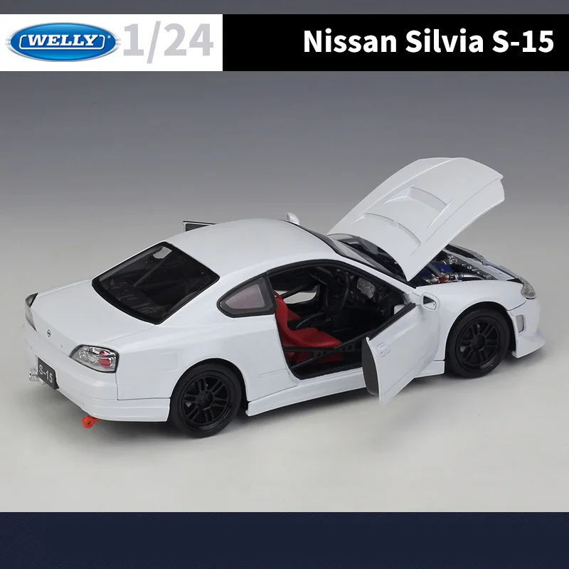Welly Nissan Silvia S15 Diecast Model 1:24 Scale 6 Welly Nissan Silvia S15 Diecast Model 1:24 Scale - Image 6